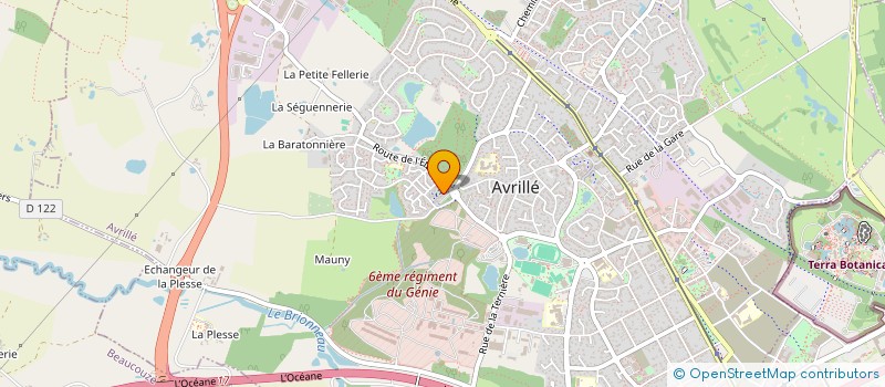 localisation de l'entreprise ASS QI COMMUNICATION CTRE RECHERCHE à AVRILLE