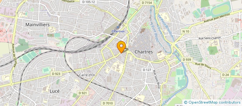 localisation de l'entreprise ASS QUARTIER GRAND FAUBOURG à CHARTRES