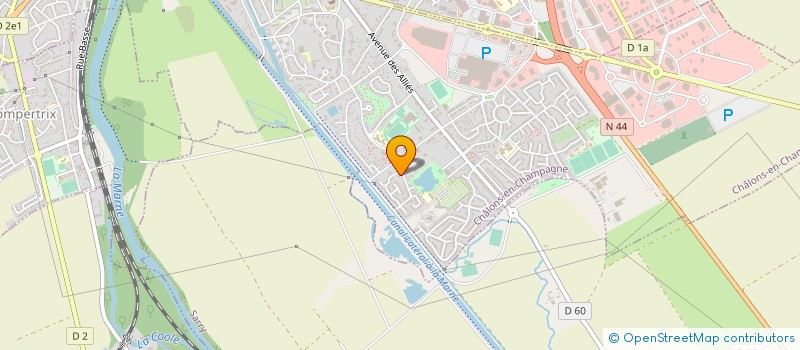 localisation de l'entreprise ASS QUARTIER PLUS  CHALONS-EN-CHAMPAGNE