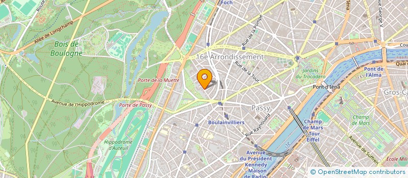 localisation de l'entreprise ASS QUATR CENTRE GOSSET  PARIS