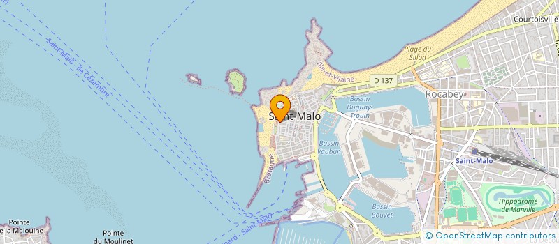 localisation de l'entreprise ASS  QUEBEC CLUB CHAR A VOILE  SAINT-MALO