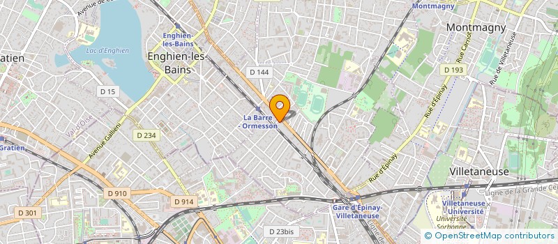 localisation de l'entreprise ASS QUIETUDE ASSISTANCE SERVICES A LA PERSONNE à DEUIL-LA-BARRE