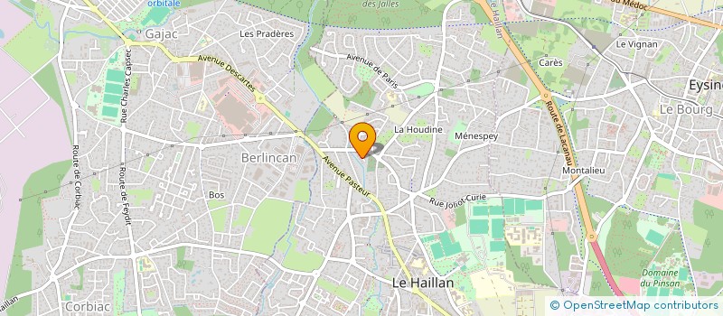 localisation de l'entreprise ASS QYND PROPRIETE HAMMEAU STE CHRISTINE  LE HAILLAN