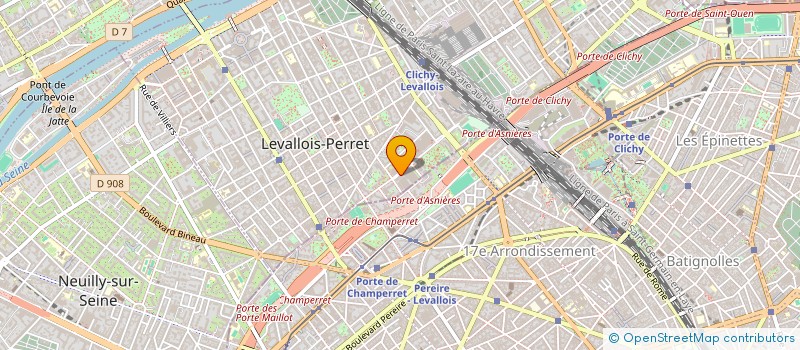 localisation de l'entreprise ASS R.D.P.C. DE FRANCE à LEVALLOIS-PERRET