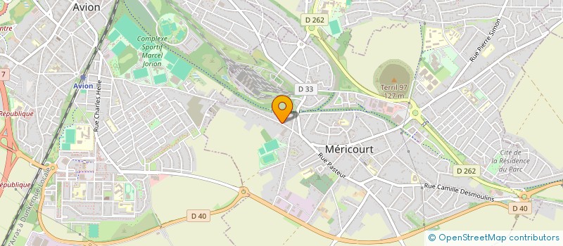 localisation de l'entreprise ASS RACINES  MERICOURT