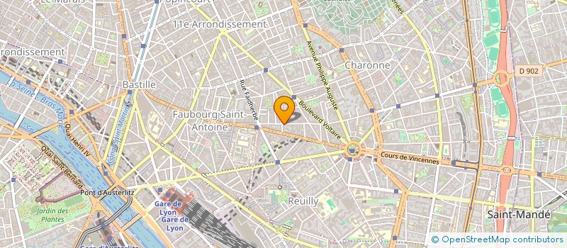 localisation de l'entreprise ASS RADIO ALIGRE FM à PARIS