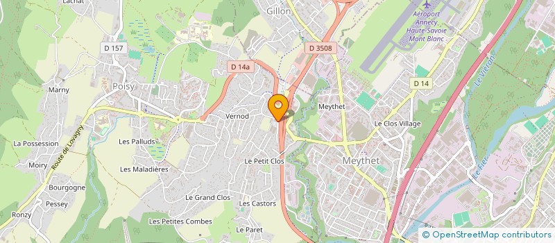 localisation de l'entreprise ASS RADIO ALPES INFO à POISY