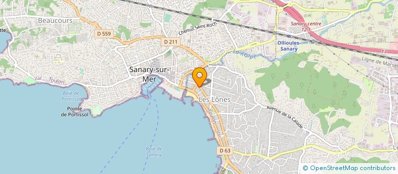 localisation de l'entreprise ASS RADIO CONTACT AZUR  SIX-FOURS-LES-PLAGES