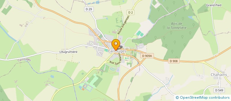 localisation de l'entreprise ASS RADIO MCA BASSE NORMANDIE à CARROUGES