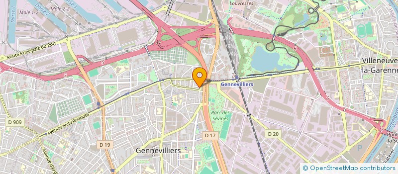 localisation de l'entreprise ASS RADIO TRANSMISSION DE GENNEVILLIERS à GENNEVILLIERS