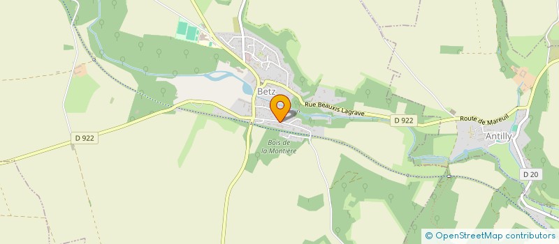 localisation de l'entreprise ASS RADIO VALOIS MULTIEN  BETZ