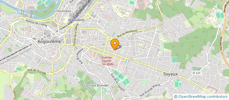 localisation de l'entreprise ASS RADIODIFFUSION CHARENTAISE à ANGOULEME