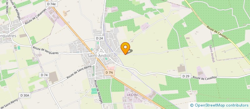 localisation de l'entreprise ASS RADOSLAVA à SAINT-ANDIOL