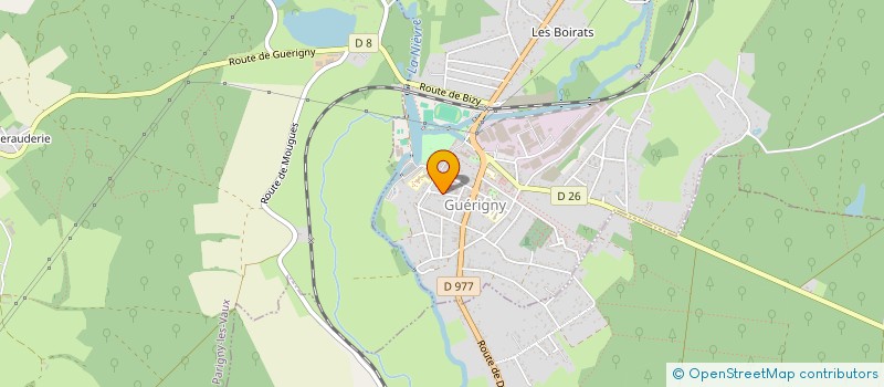 localisation de l'entreprise ASS RALLYE PIQUE AVANT NIVERNAIS à ST-AUBIN-LES-FORGES