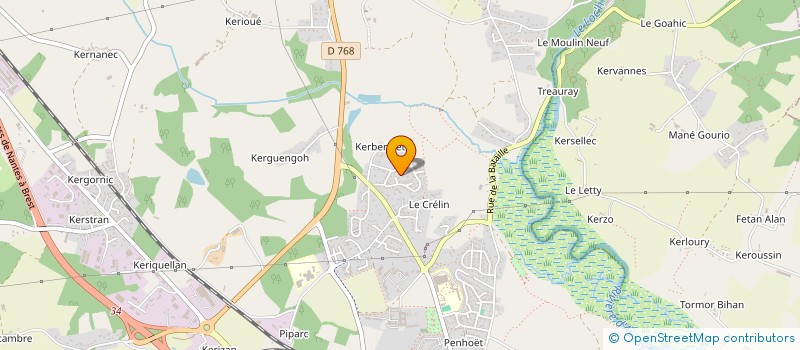 localisation de l'entreprise ASS RAM DAM YOLE  BRECH