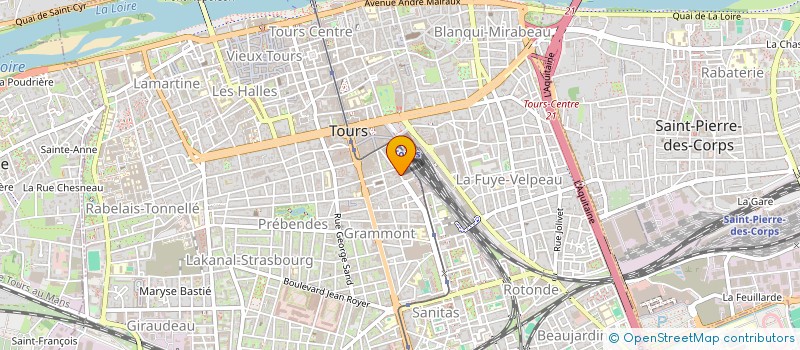 localisation de l'entreprise ASS RAMASSAGE SCOLAIRE ECOLES CATHOLIQUE à TOURS