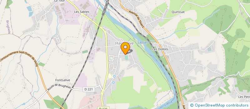 localisation de l'entreprise ASS RANDONNEE PEDESTRE DE ST YORRE  SAINT-YORRE