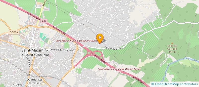 localisation de l'entreprise ASS RANGER DE PROVENCE à SAINT-MAXIMIN-LA-SAINTE-BAUME