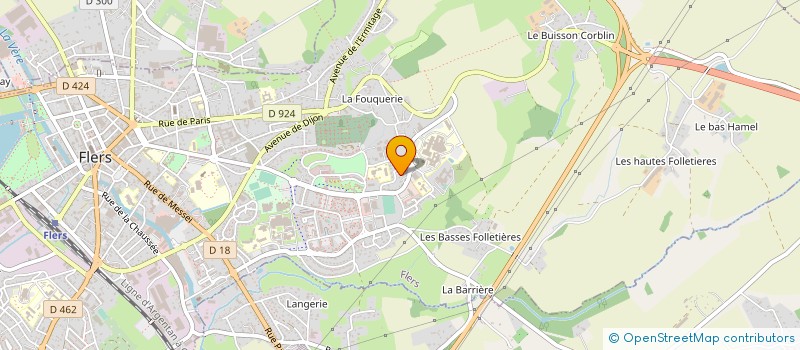 localisation de l'entreprise ASS RAPATRIES & LEURS ENFANTS DE NORMAND à FLERS