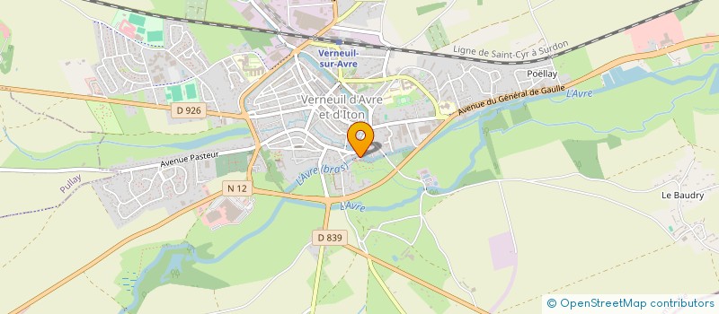 localisation de l'entreprise ASS RASSEMBLEMENT CONTRIBUABLES FRANCAIS  VERNEUIL D'AVRE ET D'ITON