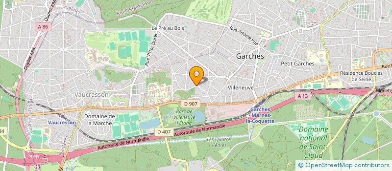 localisation de l'entreprise ASS RAVACOL à GARCHES