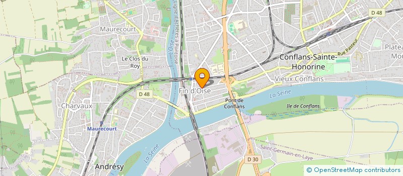 localisation de l'entreprise ASS  RAYVELA  CONFLANS-SAINTE-HONORINE