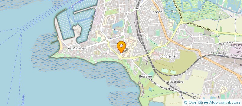 localisation de l'entreprise ASS RE GLISSE  LA ROCHELLE