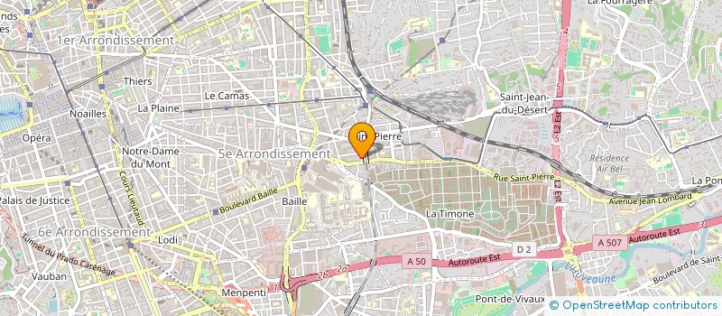 localisation de l'entreprise ASS READAPT REINSER DEFICIENTS VISUELS à MARSEILLE