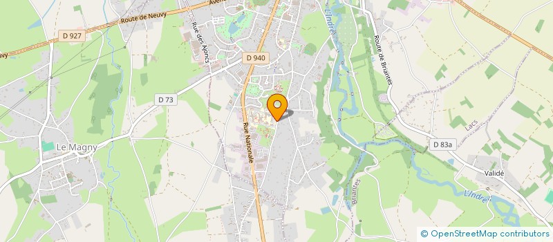 localisation de l'entreprise ASS READAPT SOCIAL PROFES MALADE PSYCHIA à LA CHATRE