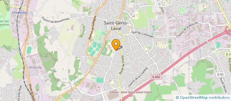 localisation de l'entreprise ASS READAPT TRAIT AFFECT NEURO & TRAUMAT à SAINT-GENIS-LAVAL