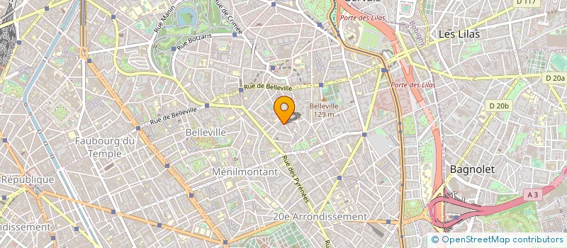 localisation de l'entreprise ASS READAPTATION BLESSES DE LA ROUTE  PARIS