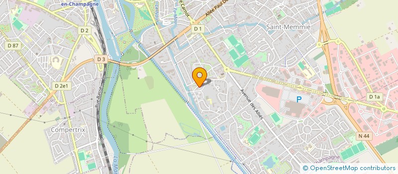 localisation de l'entreprise ASS READAPTATION MEDICO PEDAGOGIQUE à CHALONS-EN-CHAMPAGNE