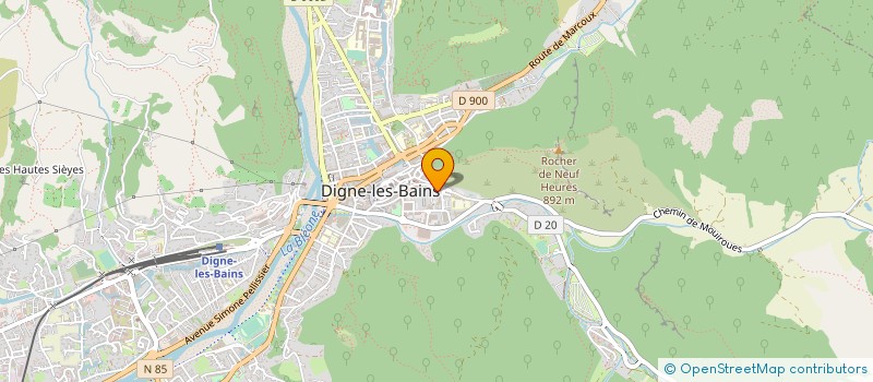 localisation de l'entreprise ASS READAPTATION SOCIALE à DIGNE-LES-BAINS