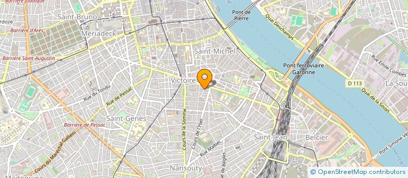 localisation de l'entreprise ASS REAGIR à BORDEAUX
