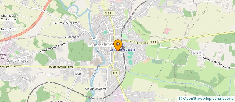 localisation de l'entreprise ASS REAGIR ENSEMBLE à LA ROCHEFOUCAULD-EN-ANGOUMOIS