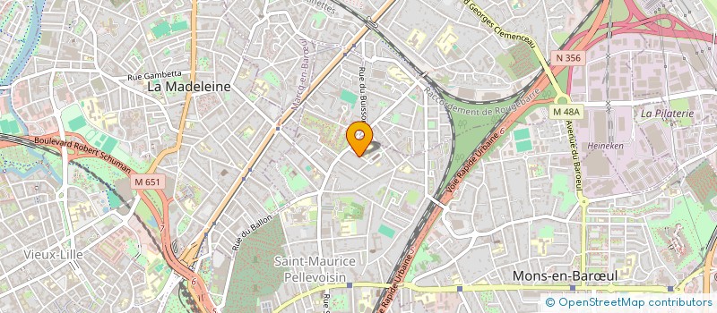 localisation de l'entreprise ASS REALIS TECHNI FORMES INTERACTIVES à LILLE