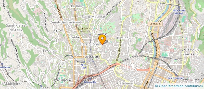 localisation de l'entreprise ASS REBIS FORMATION à NICE