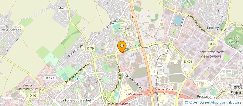 localisation de l'entreprise ASS RECH ETUD PHARMACOL à CAEN