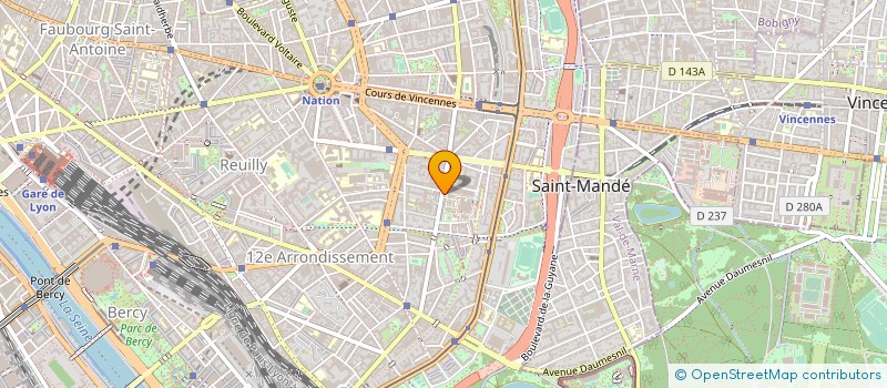 localisation de l'entreprise ASS RECH ETUDE DOCUMENT RADIOP  PARIS