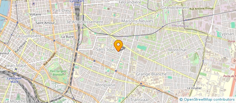 localisation de l'entreprise ASS RECH POLLUT ENVIRON NUISSANCE TRANSP à LYON