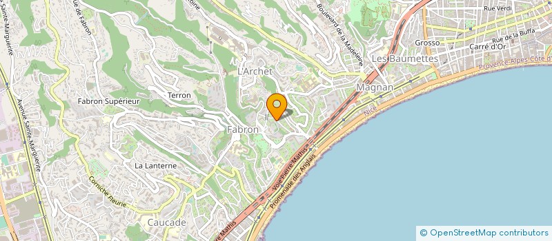 localisation de l'entreprise ASS RECH.POUR MALADIE FOIE ET TUB.DIGEST à NICE