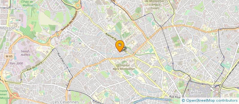 localisation de l'entreprise ASS RECH SUR LA PERS AGEES à MONTPELLIER