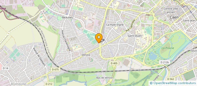 localisation de l'entreprise ASS RECHE FOR ORGAN DEVEL PERSONNEL à CAEN