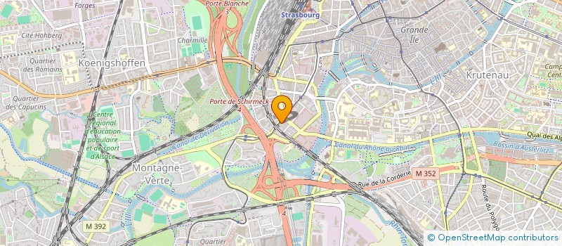 localisation de l'entreprise ASS RECHER ACTION SOCIALE COMMUNAUTAIRE à STRASBOURG