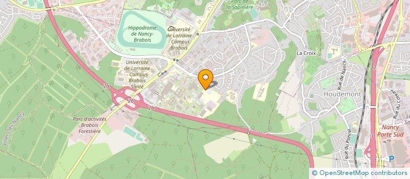 localisation de l'entreprise ASS RECHER. ETUDE MALADIE INFANTILE GRAV  VANDUVRE-LES-NANCY