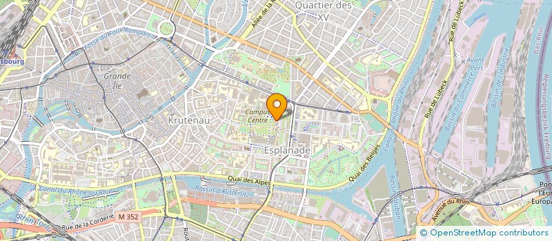 localisation de l'entreprise ASS RECHER ETUDE NEUROCHIMIQUE CERVEAU à STRASBOURG