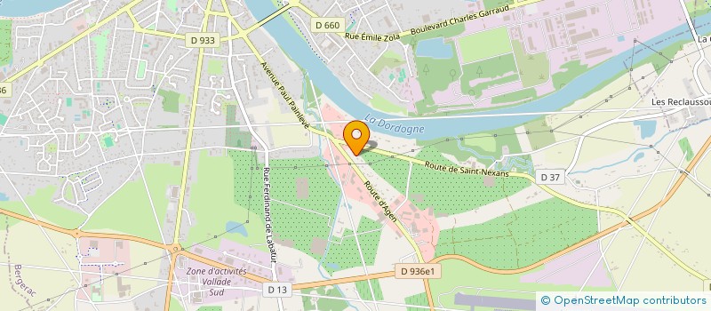 localisation de l'entreprise ASS RECHER.EVAL.PERSONNE AGEE DEPENDANTE  BERGERAC