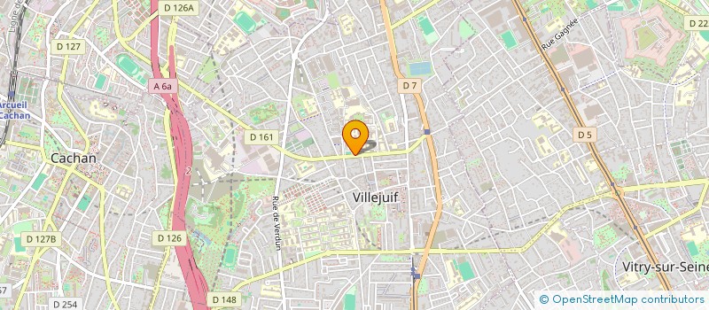 localisation de l'entreprise ASS RECHER EVALUAT SYST SANTE EPIDEMIOL à VILLEJUIF