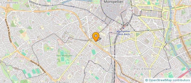 localisation de l'entreprise ASS RECHER INTEL ARTIF PATHO ASTHM RESPI à MONTPELLIER