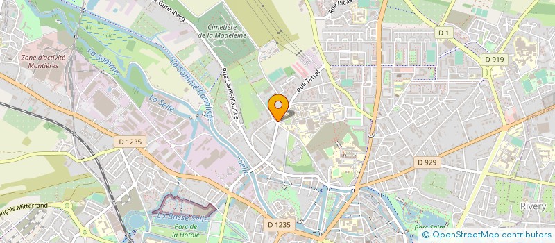 localisation de l'entreprise ASS RECHERC PHYSIO PATHO DIGES à AMIENS